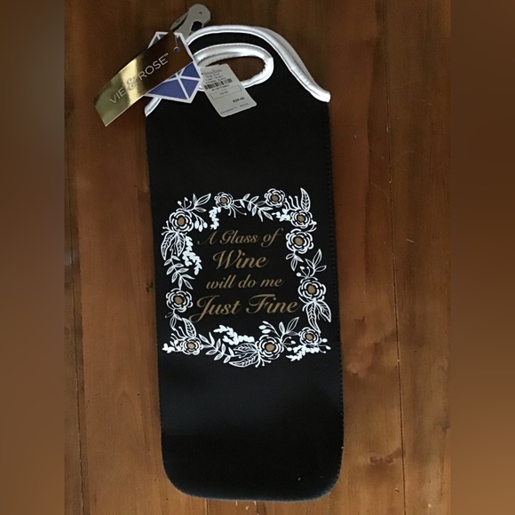 NWT Wine Bottle Gift Bag Carrier - Picture 3 of 4